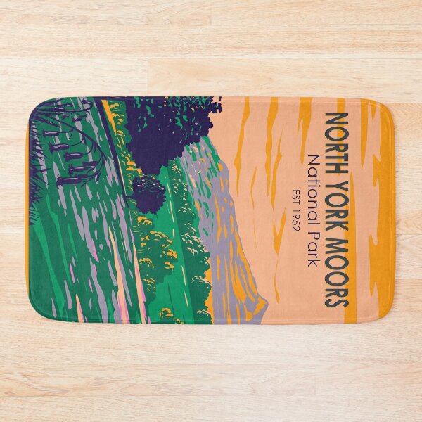 Item preview, North York Moors National Park England Vintage designed and sold by KrisSidDesigns.