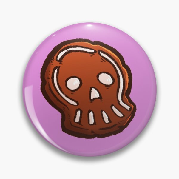 Item preview, Spooky halloween skull cookie - pastel goth pattern designed and sold by CuriosumArt.