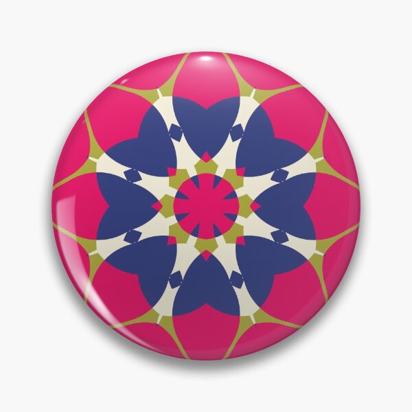 Artikelvorschau, Modern Star Flower Pattern Artwork 06 Color 03 entworfen und verkauft von Stefanie Boike.