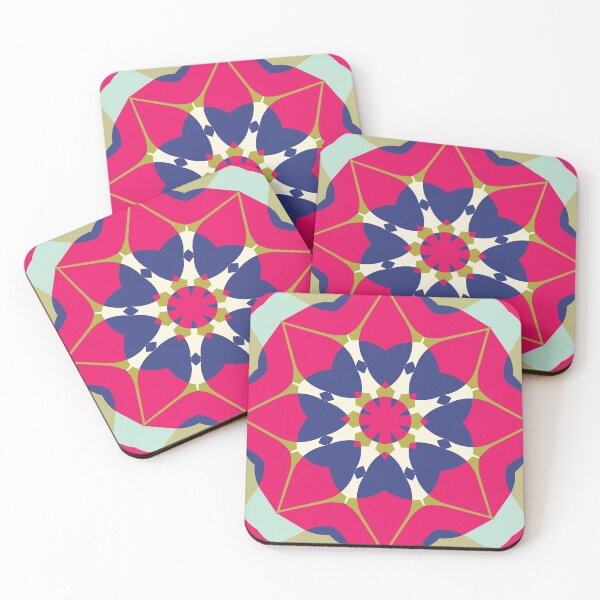 Item preview, Modern Star Flower Pattern Artwork 06 Color 03 designed and sold by Stefanie Boike.