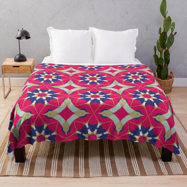 Artikelvorschau, Modern Star Flower Pattern Artwork 06 Color 03 entworfen und verkauft von Stefanie Boike.