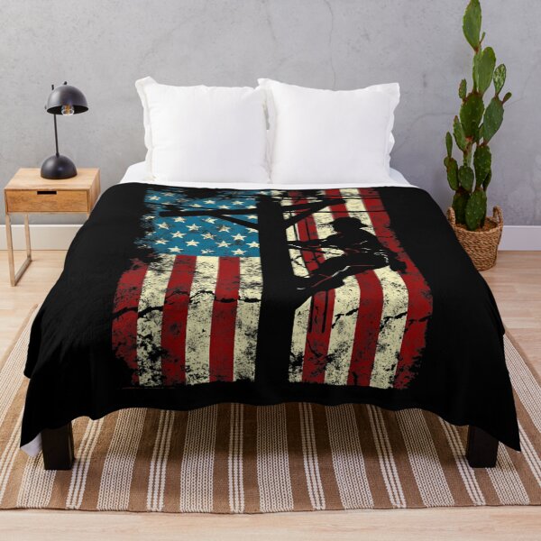 Item preview, American Flag Electric Cable Lineman Gift 4th Of July designed and sold by tolivia.