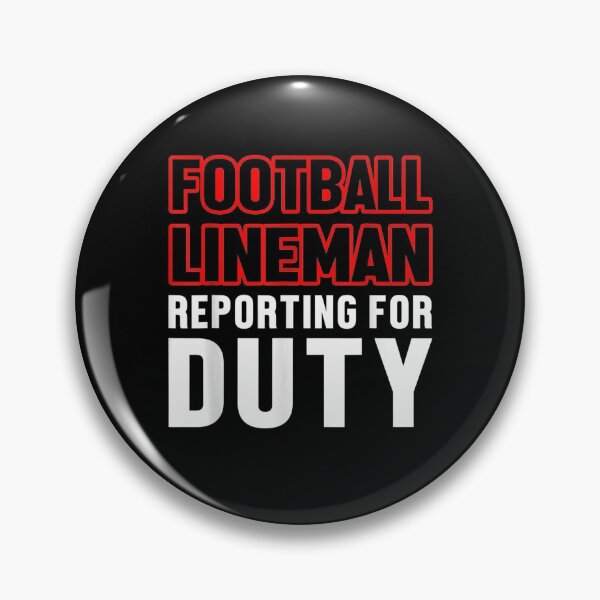Item preview, Lineman Reporting Offensive Defensive Player designed and sold by nancyholly.