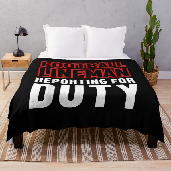 Item preview, Lineman Reporting Offensive Defensive Player designed and sold by nancyholly.