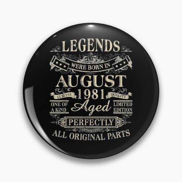 Item preview, Legends Were Born In August 1981 40th Birthday Gift designed and sold by tolivia.