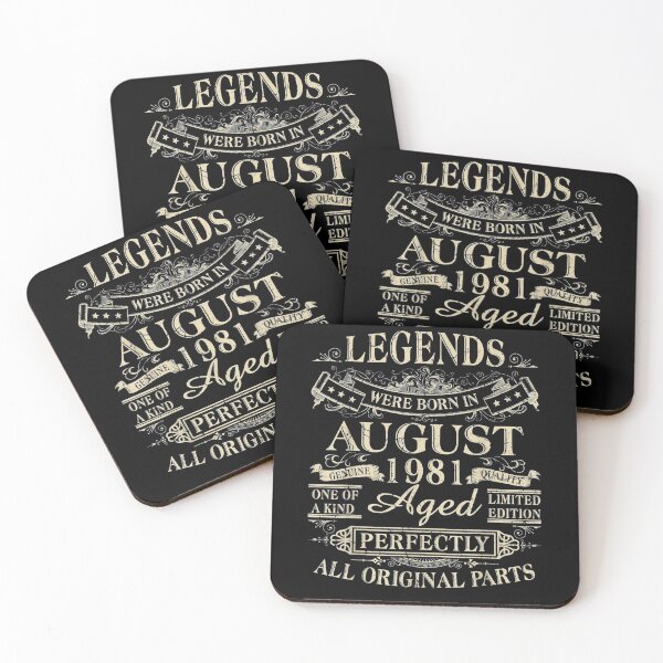 Item preview, Legends Were Born In August 1981 40th Birthday Gift designed and sold by tolivia.