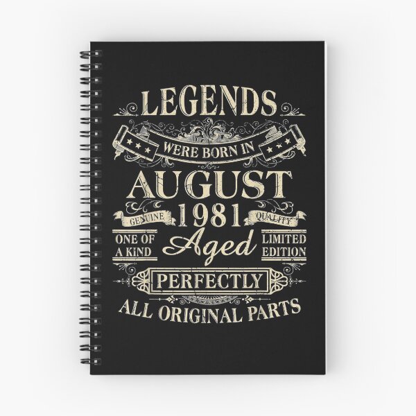 Item preview, Legends Were Born In August 1981 40th Birthday Gift designed and sold by tolivia.