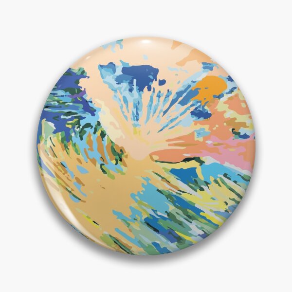 Item preview, Breaking Waves under a Rising Sun designed and sold by ARTTOPS.