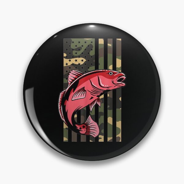 Item preview, Redfish Fishing Camo American Flag Red Fish Fis designed and sold by patsa4.