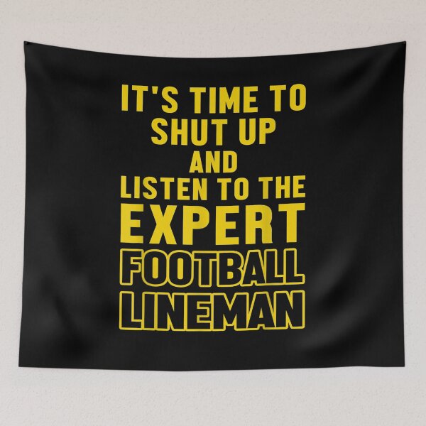 Item preview, Lineman Listen Offensive Defensive Player designed and sold by nancyholly.