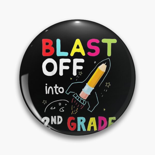 Item preview, Blast Off Into 2nd Grade designed and sold by hongthienkhai.