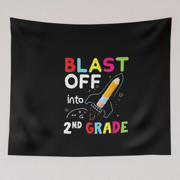 Item preview, Blast Off Into 2nd Grade designed and sold by hongthienkhai.