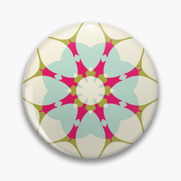 Item preview, Modern Star Flower Pattern Artwork 06 Color 04 designed and sold by Stefanie Boike.