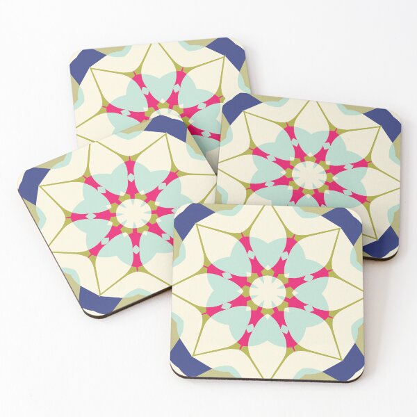 Item preview, Modern Star Flower Pattern Artwork 06 Color 04 designed and sold by Stefanie Boike.