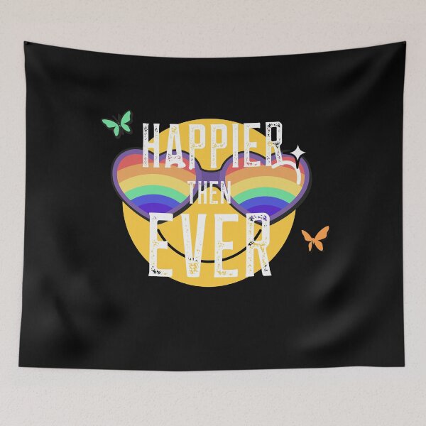 Item preview, Happier than ever - happy to see your face, love sign designed and sold by mr&mrsmalik malik.
