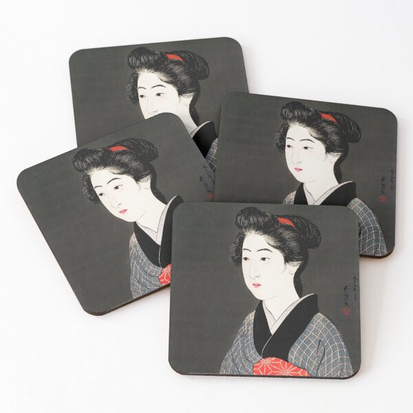 Item preview, Portrait of Onao  by Goyō Hashiguchi designed and sold by Japaneseartsoul.
