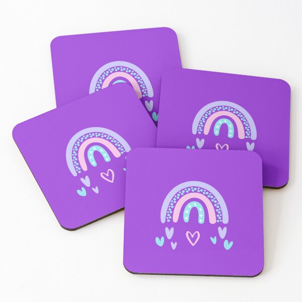 Item preview, Pastel Aesthetic Rainbow With Hearts designed and sold by thesandrafadzai.