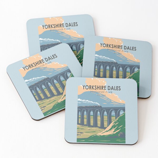 Item preview, Yorkshire Dales National Park England Vintage designed and sold by KrisSidDesigns.