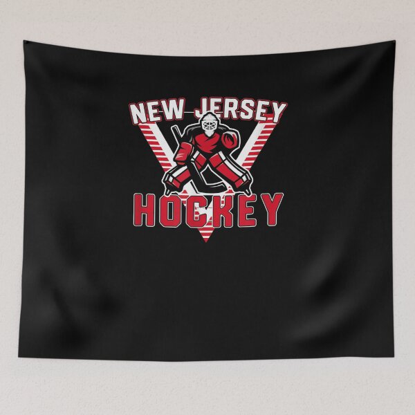 Item preview, Old School New Jersey Hockey Retro 90s designed and sold by nancyholly.