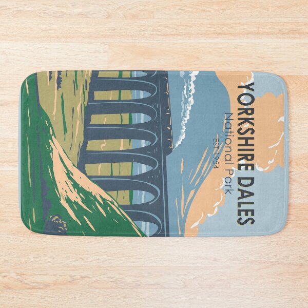 Item preview, Yorkshire Dales National Park England Vintage designed and sold by KrisSidDesigns.