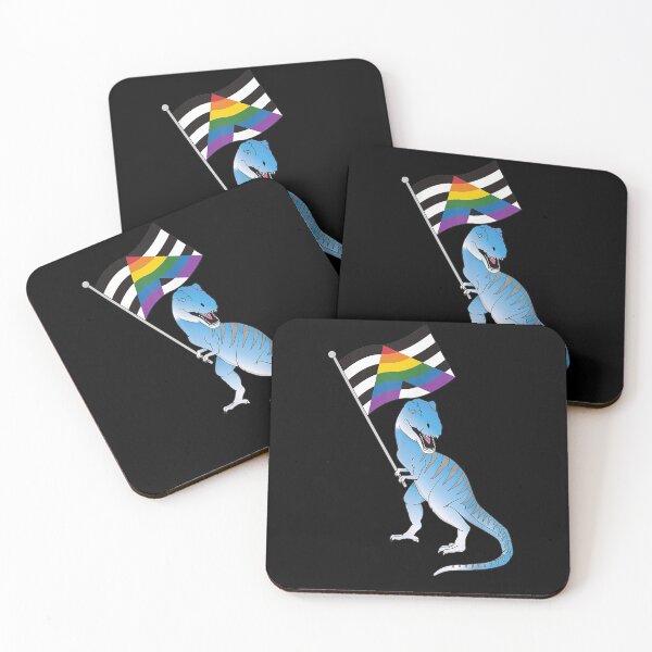 Item preview, Straight Ally Flag Dinosaur Trex Gay Pride Lgbtqia Nonbinary designed and sold by tolivia.