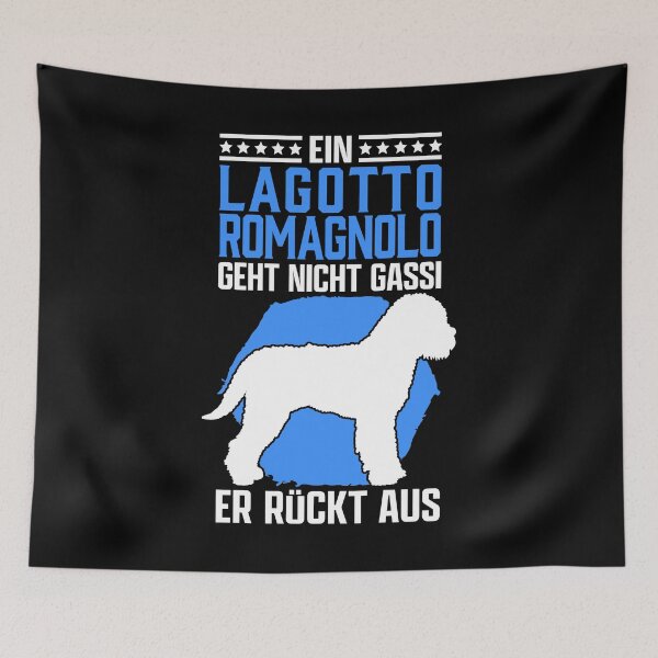 Item preview, Lagotto Romagnolo go for a walk truffle dog saying designed and sold by madgrfx.