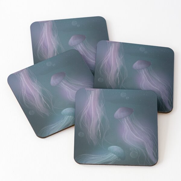 Item preview, Ocean full of jellyfish (Underwater dreamscape) designed and sold by elvirahakansson.