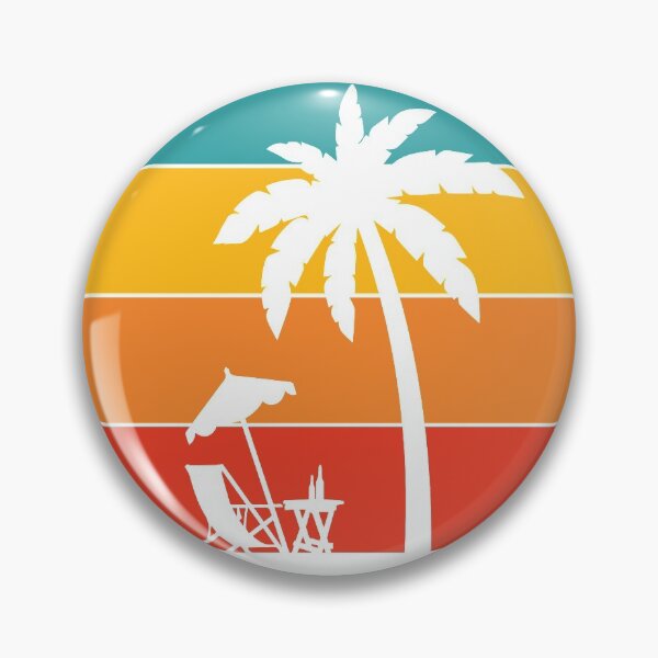 Item preview, vintage sunset palm Tree designed and sold by Chidokart.