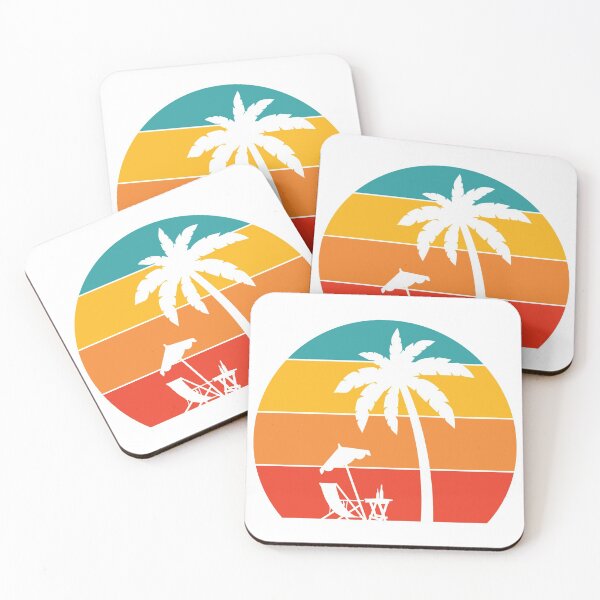 Item preview, vintage sunset palm Tree designed and sold by Chidokart.