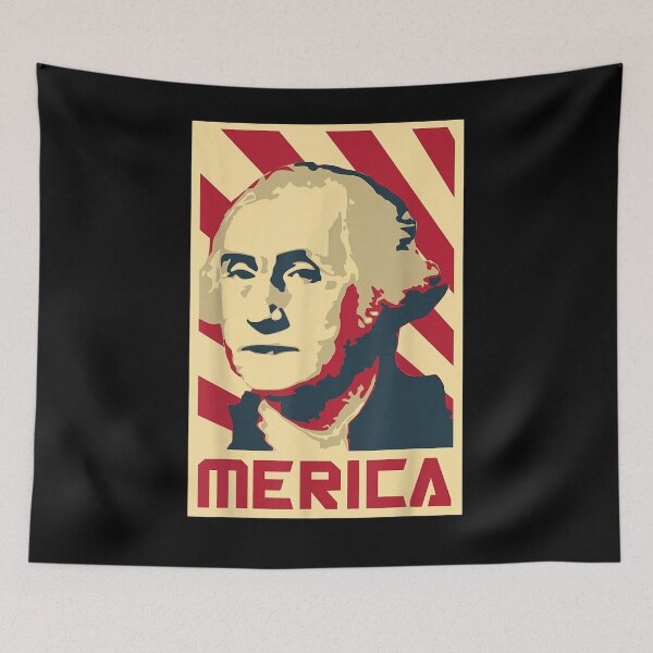 Item preview, George Washington Merica Retro Propaganda designed and sold by tolivia.