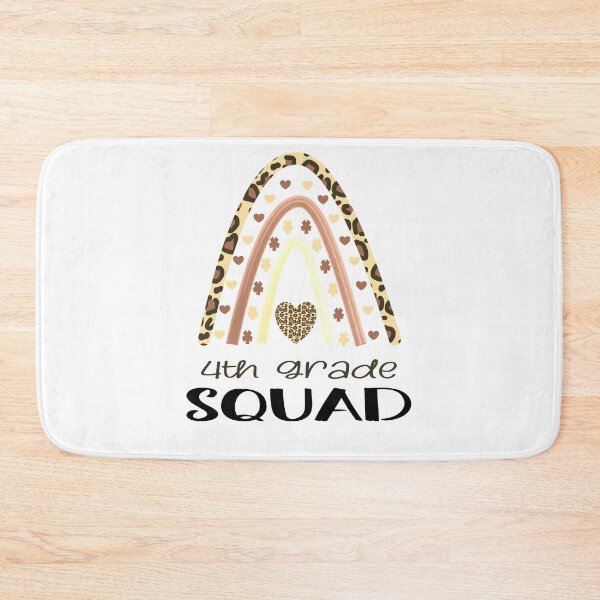 Item preview, 4th grade squad teacher rainbow lovers  leopard rainbow  funny teacher Hello Third Grade , First Day of School, Back to School, Kid, Teacher T-shirtacher designed and sold by KHELISTORE.