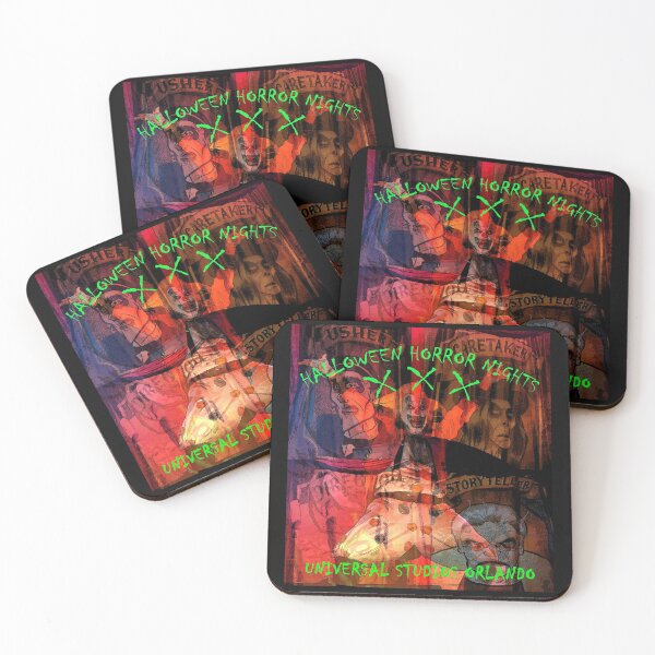Item preview, Icons of Horror HHN 30 scary green text work A designed and sold by David Lee Thompson.