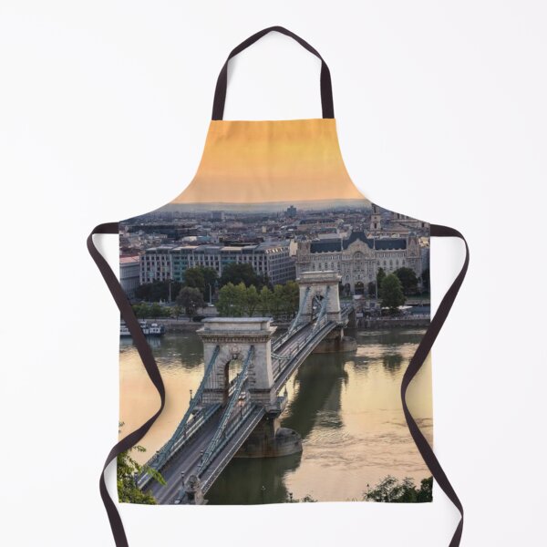 Item preview, Chain Bridge - Budapest Hungary - Picture Holiday Gift Home Vacation designed and sold by Boum04.