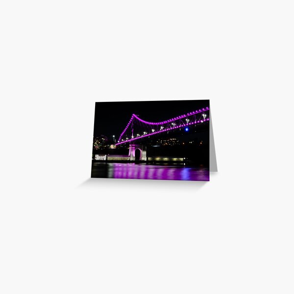 story bridge, brisbane, queensland, australia Greeting Card