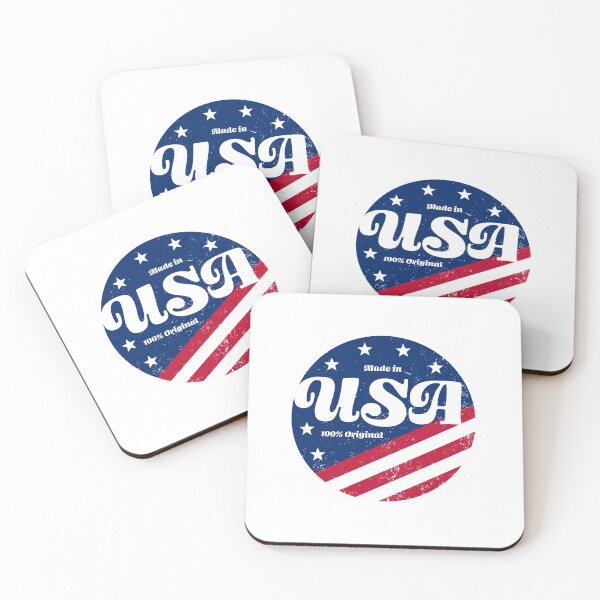 Item preview, Made in USA 100% Original - Retro Vintage - American Flag designed and sold by DesignByLeo.