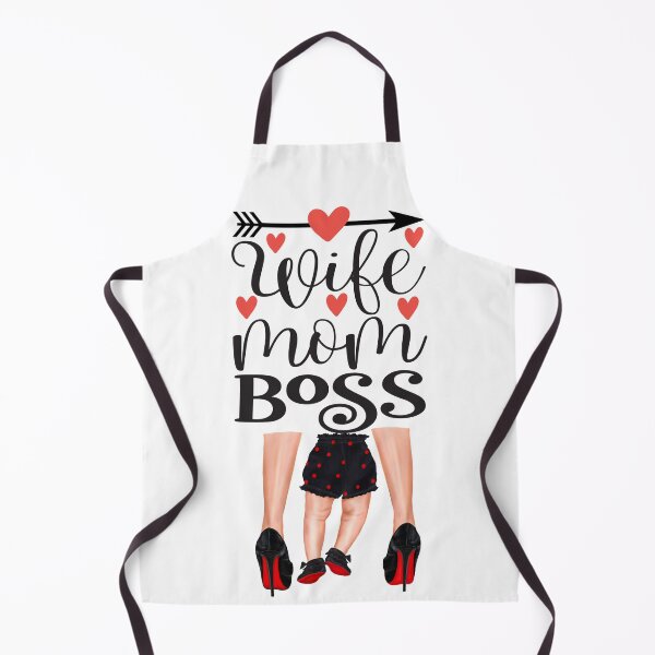 Item preview, Wife, Mom, Boss designed and sold by Glow & Grit – a mix of softness and edge.