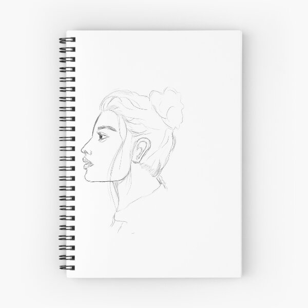 Item preview, Drawing of a girl with curly hair designed and sold by daredevil3z.