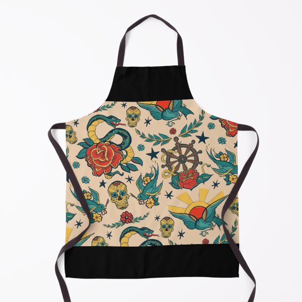 Item preview, Punk Tattoo Pattern Design and Illustration designed and sold by Amanda Irene.
