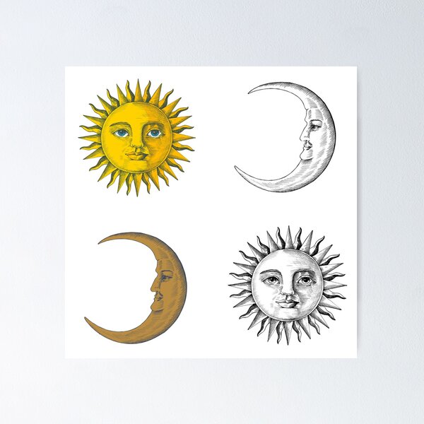 Artikelvorschau, Sonne und Mond entworfen und verkauft von eversells.