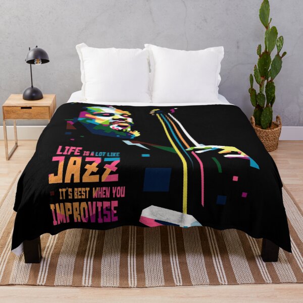 Item preview, Popart Jazz music quote designed and sold by IcalsaidArt.