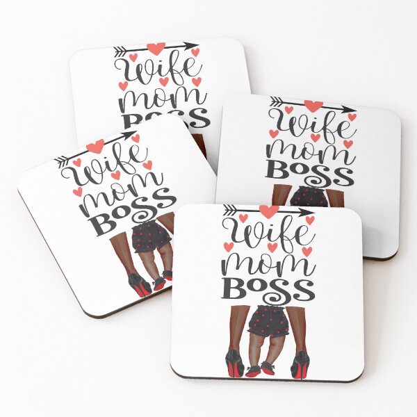 Item preview, Wife Mom Boss designed and sold by Glow & Grit – a mix of softness and edge.
