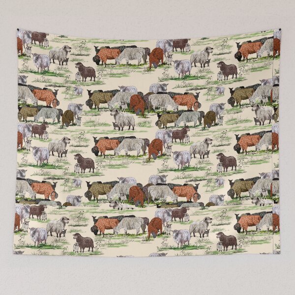 Item preview, Sheep flock of Shetland sheep designed and sold by Salzanos.