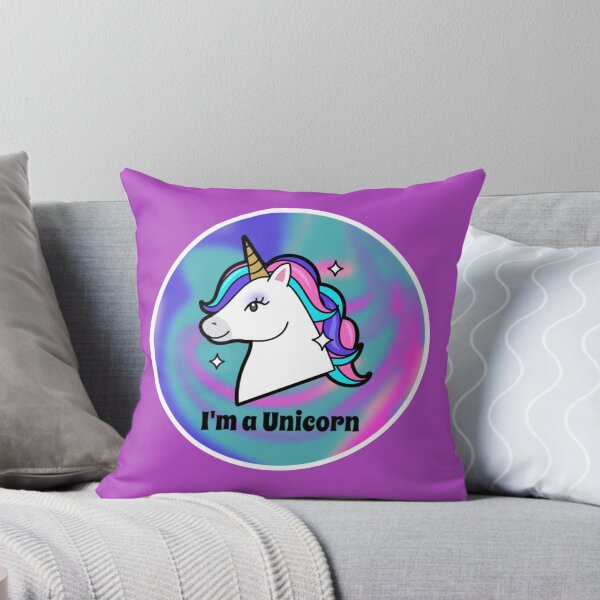 Item preview, I'm a Unicorn Blue/Teal Swirl designed and sold by Monique Prince.