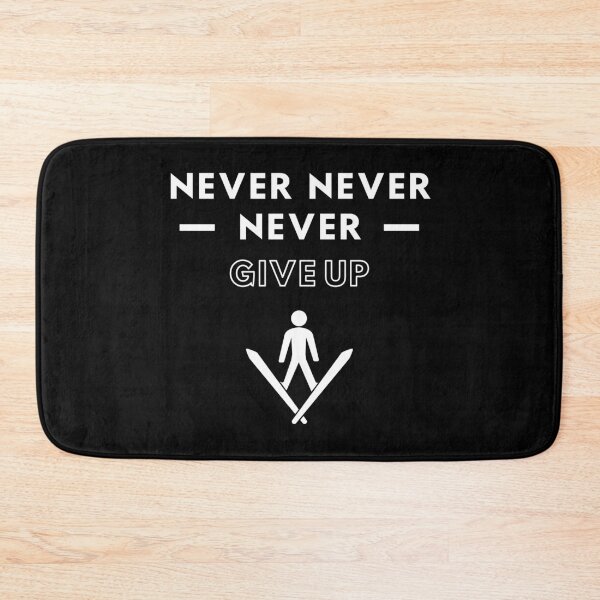 Item preview, Skiing: Never never never give up designed and sold by TheGreenGoat.