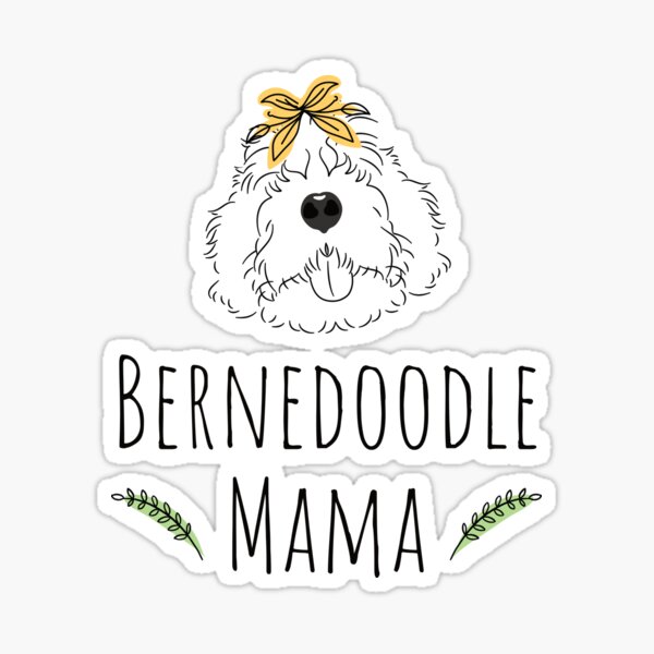 Bernedoodle #1 Dog Mom Mother's Day Gift Tee, Dog And Mom Gifts