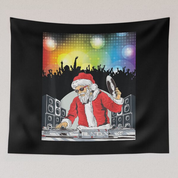 Item preview, Dj Santa Christmas Night Hip Hop Music Party Edm Dj Mixer designed and sold by robinxam.
