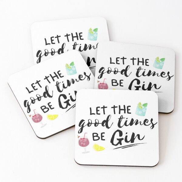 Item preview, Let the good times be Gin - Food Pun designed and sold by The Agreeable Raven.