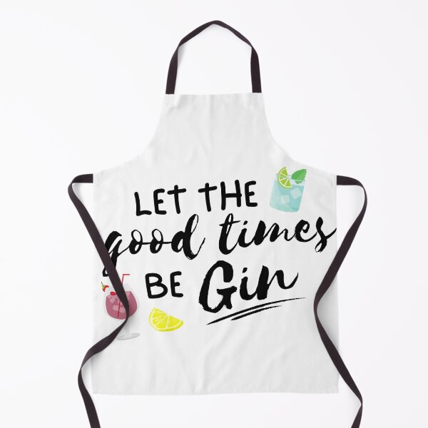 Item preview, Let the good times be Gin - Food Pun designed and sold by The Agreeable Raven.