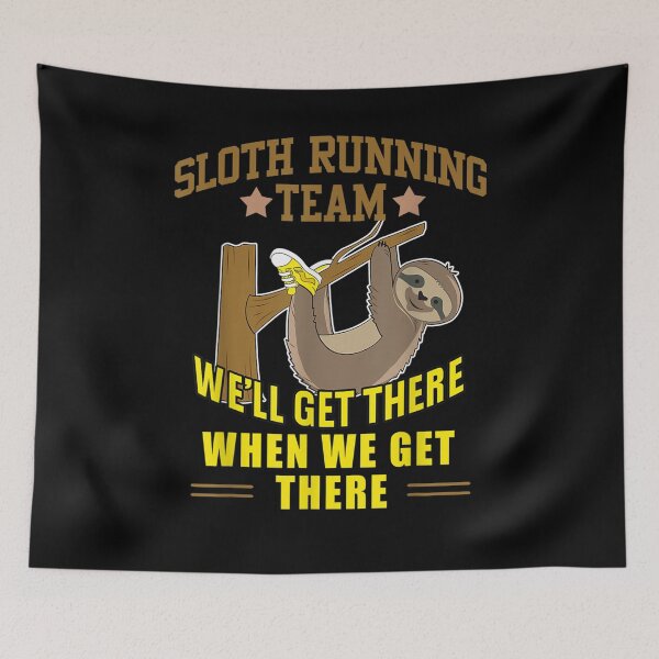 Item preview, Sloth Running Team Running Gift Idea Kids designed and sold by robinxam.