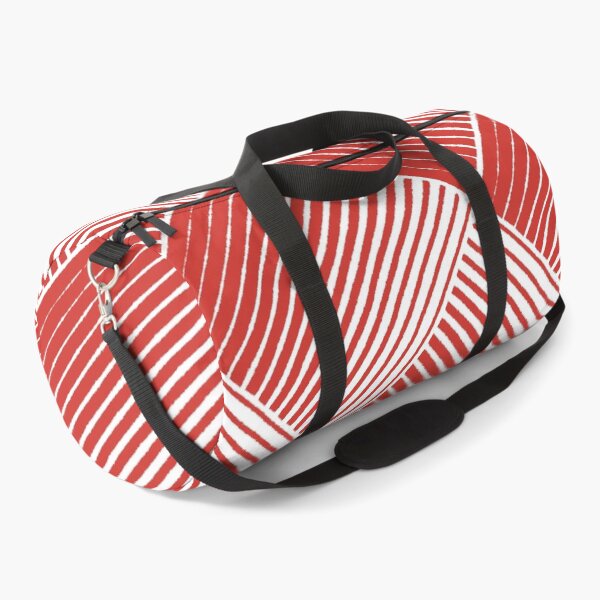Item preview, Red and White Square Mosaic Stripe Pattern 2022 Trending Color - Colour - Hue - Shade Pantone Red Alert 18-1559 designed and sold by ColorOfTheYears.